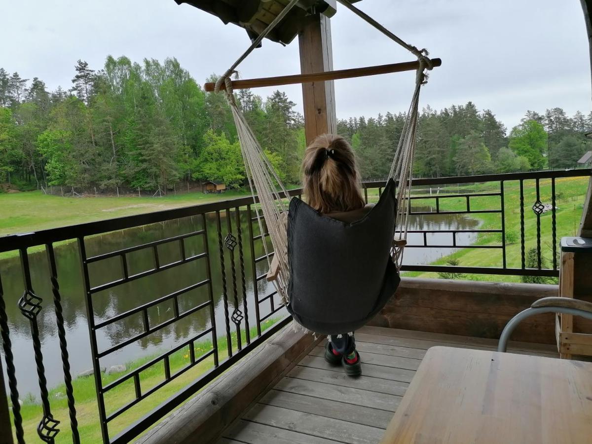 Anykščiai Vip Forest Dreams Villa מראה חיצוני תמונה