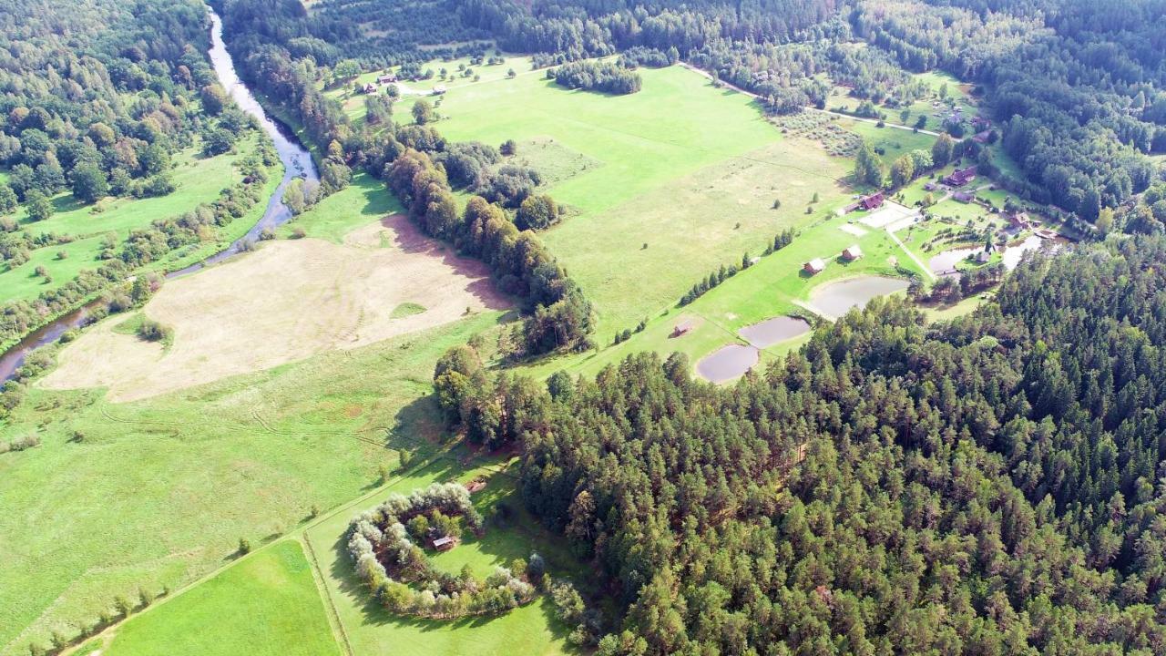 Anykščiai Vip Forest Dreams Villa מראה חיצוני תמונה
